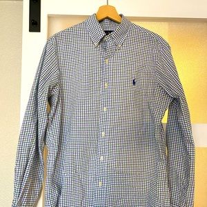 Ralph Lauren button down shirt, size M, EUC